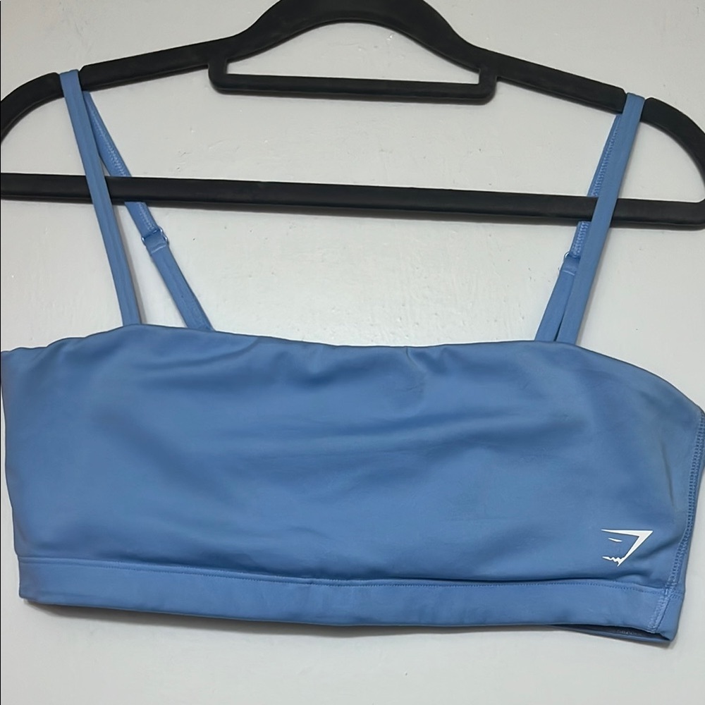 Gymshark Blue Bandeau bra